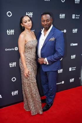 September 11, 2025, Toronto, Ontario, Canada: (L-R) Alexandra Shipp and James Shipp Sr. attend the red carpet for the Ã¢â‚¬ËœGlenrothanÃ¢â‚¬â ¢ premiere during the 2025 Toronto International Film Festival at Roy Thomson Hall. on September 11, 2025 in Toronto, Canada. Toronto Canada - ZUMAe321 20250911_zea_e321_047 Copyright: xLeonardoxRamirezx