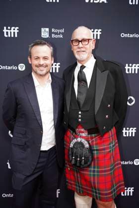 September 11, 2025, Toronto, Ontario, Canada: (L-R) Phin Glynn and Neil Zeiger attends the red carpet for the Ã¢â‚¬ËœGlenrothanÃ¢â‚¬â ¢ premiere during the 2025 Toronto International Film Festival at Roy Thomson Hall. on September 11, 2025 in Toronto, Canada. Toronto Canada - ZUMAe321 20250911_zea_e321_058 Copyright: xLeonardoxRamirezx