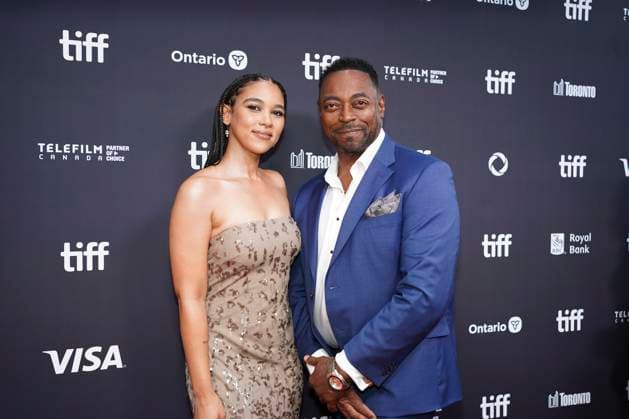September 11, 2025, Toronto, Ontario, Canada: (L-R) Alexandra Shipp and James Shipp Sr. attend the red carpet for the Ã¢â‚¬ËœGlenrothanÃ¢â‚¬â ¢ premiere during the 2025 Toronto International Film Festival at Roy Thomson Hall. on September 11, 2025 in Toronto, Canada. Toronto Canada - ZUMAe321 20250911_zea_e321_054 Copyright: xLeonardoxRamirezx