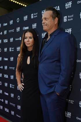 September 11, 2025, Toronto, Ontario, Canada: (L-R) Vince Vaughn and Kyla Vaughn attend the red carpet for the Ã¢â‚¬ËœEasy s WaltzÃ¢â‚¬â ¢ premiere during the 2025 Toronto International Film Festival at Roy Thomson Hall. on September 11, 2025 in Toronto, Canada. Toronto Canada - ZUMAe321 20250911_zea_e321_082 Copyright: xLeonardoxRamirezx