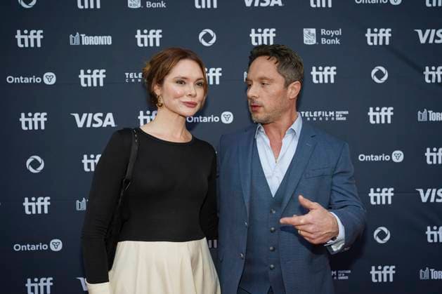 September 11, 2025, Toronto, Ontario, Canada: (L-R) Nic Pizzolatto and Suzanne Santo attend the red carpet for the Ã¢â‚¬ËœEasy s WaltzÃ¢â‚¬â ¢ premiere during the 2025 Toronto International Film Festival at Roy Thomson Hall. on September 11, 2025 in Toronto, Canada. Toronto Canada - ZUMAe321 20250911_zea_e321_167 Copyright: xLeonardoxRamirezx