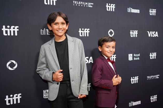 2025 Toronto International Film Festival - ˜Adulthood™ Premiere (L-R) Leandro Vigieras and Alessio Andrada attend the red carpet for the ˜Adulthood™ premiere during the 2025 Toronto International Film Festival at Roy Thomson Hall. on September 11, 2025 in Toronto, Canada. (Photo by Leonardo Ramirez Eyepix Group) Copyright: xLeonardoxRamirez xEyepixxGroupx LR_11092025_170117