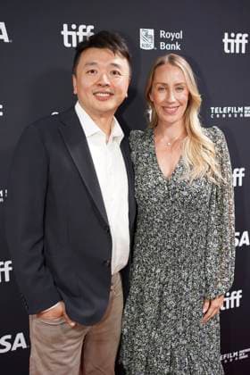 2025 Toronto International Film Festival - ˜Adulthood™ Premiere (L-R) Tim Lee and Mimi Rode attend the red carpet for the ˜Adulthood™ premiere during the 2025 Toronto International Film Festival at Roy Thomson Hall. on September 11, 2025 in Toronto, Canada. (Photo by Leonardo Ramirez Eyepix Group) Copyright: xLeonardoxRamirez xEyepixxGroupx LR_11092025_170120