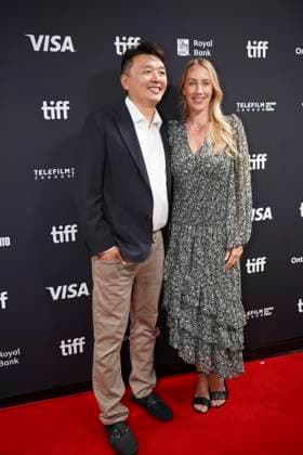 2025 Toronto International Film Festival - ˜Adulthood™ Premiere (L-R) Tim Lee and Mimi Rode attend the red carpet for the ˜Adulthood™ premiere during the 2025 Toronto International Film Festival at Roy Thomson Hall. on September 11, 2025 in Toronto, Canada. (Photo by Leonardo Ramirez Eyepix Group) Copyright: xLeonardoxRamirez xEyepixxGroupx LR_11092025_170121