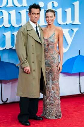 Colin Farrell and Margot Robbie at the European premiere of the movie A Big Bold Beautiful Journey at the Odeon Luxe Leicester Square London, 11 09 2025 Foto:xJ.xEdwardsx xFuturexImagex journey_5950