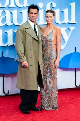 Colin Farrell and Margot Robbie at the European premiere of the movie A Big Bold Beautiful Journey at the Odeon Luxe Leicester Square London, 11 09 2025 Foto:xJ.xEdwardsx xFuturexImagex journey_5951