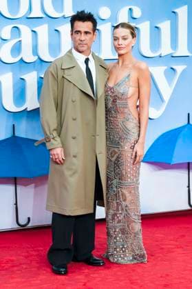 Colin Farrell and Margot Robbie at the European premiere of the movie A Big Bold Beautiful Journey at the Odeon Luxe Leicester Square London, 11 09 2025 Foto:xJ.xEdwardsx xFuturexImagex journey_5952
