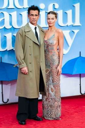 Colin Farrell and Margot Robbie at the European premiere of the movie A Big Bold Beautiful Journey at the Odeon Luxe Leicester Square London, 11 09 2025 Foto:xJ.xEdwardsx xFuturexImagex journey_5954