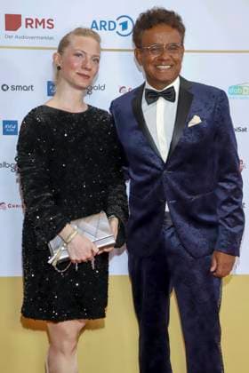 abb Mareike Makosch, Michail Paweletzo as guests on the red carpet at the German Radio Award 2025 ceremony at Neue Flora on 11 09 2025 in Hamburg Hamburg Germany