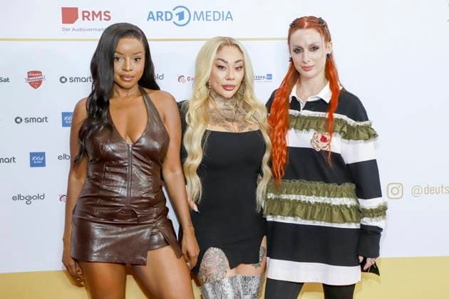 abb The Sugababes as guests on the red carpet at the German Radio Award 2025 at the Neue Flora on 11 09 2025 in Hamburg Hamburg Germany
