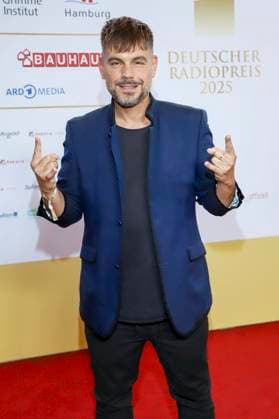 abb Nevio Passaro as a guest on the red carpet at the German Radio Award 2025 ceremony at the Neue Flora on 11 09 2025 in Hamburg Hamburg Germany