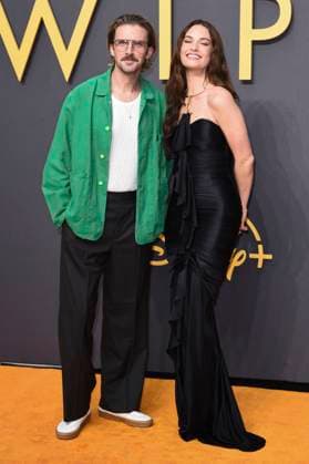 Dan Stevens and Lilly James at the premiere of the Disney film Swiped at Curzon Mayfair London, 11 09 2025 Foto:xS.xVasx xFuturexImagex swiped_5964
