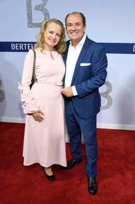 Wolfram Kons with wife Alexa Apermann at the Bertelsmann Party 2025 at the Bertelsmann Representative Office Unter den Linden Berlin, 11 09 2025 Foto:xF.xKernx xFuturexImagex bertelsmann_5477