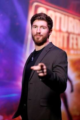 Singer Joey Heindle at the premiere of the cult musical Saturday Night Fever at the Capitol Theater Düsseldorf, 11 09 2025 NRW Germany Copyright: xChristophxHardtx