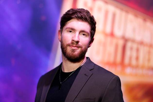 Singer Joey Heindle at the premiere of the cult musical Saturday Night Fever at the Capitol Theater Düsseldorf, 11 09 2025 NRW Germany Copyright: xChristophxHardtx