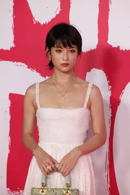 SHANGHAI, CHINA - SEPTEMBER 12: Actress Sun Anke attends the opening event of Miss Dior Exhibition: Whispers Exhibition on September 12, 2025 in Shanghai, China.  Copyright: xVCGx 111590473092