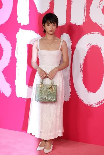 SHANGHAI, CHINA - SEPTEMBER 12: Actress Sun Anke attends the opening event of Miss Dior Exhibition: Whispers Exhibition on September 12, 2025 in Shanghai, China.  Copyright: xVCGx 111590473024
