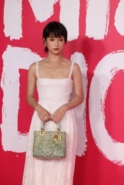 SHANGHAI, CHINA - SEPTEMBER 12: Actress Sun Anke attends the opening event of Miss Dior Exhibition: Whispers Exhibition on September 12, 2025 in Shanghai, China.  Copyright: xVCGx 111590473069