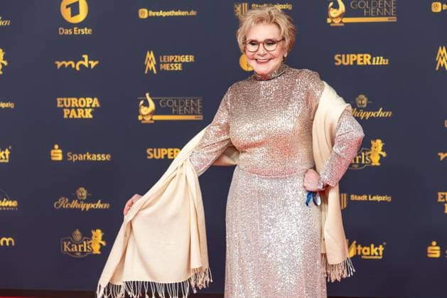 Goldene Henne 2025 award ceremony 12 09 2025 Leipzig, Messe Allee 1 Leipziger Messe In the photo Peggy March, singer On Friday evening, the Goldene Henne 2025 award ceremony, jointly organize Copyright: xEHLxMedia BjörnxStachx 20250912_goldene-henne-teppich-1_3