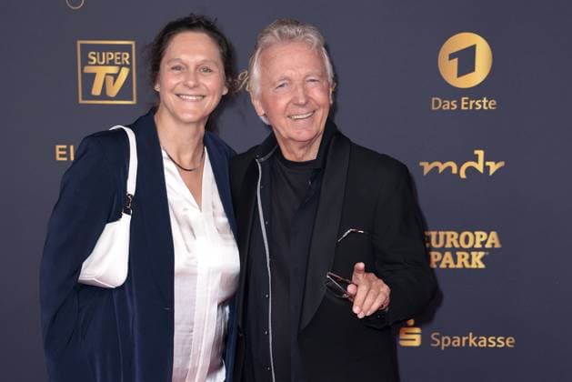 Anja and Hartmut Schulze Gerlach at the Goldene Henne award ceremony on 12 09 2025 in Leipzig Goldene Henne 2025 award ceremony in Leipzig
