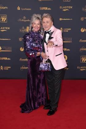 Manuela Hebestreit and Hans Juergen Beyer at the Goldene Henne award ceremony on 12 09 2025 in Leipzig Goldene Henne 2025 award ceremony in Leipzig
