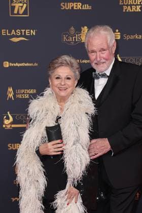 Dagmar Frederic and Klaus Lenk at the Goldene Henne award ceremony on 12 09 2025 in Leipzig Goldene Henne 2025 award ceremony in Leipzig