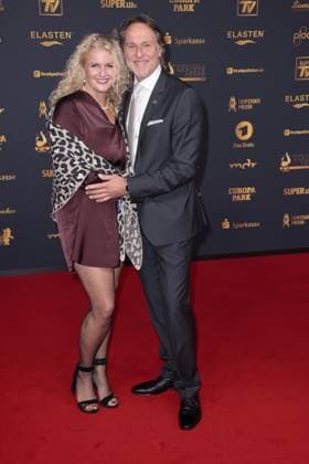 Silke Fischer and Ingo Dubinski at the Goldene Henne award ceremony on 12 09 2025 in Leipzig Goldene Henne 2025 award ceremony in Leipzig