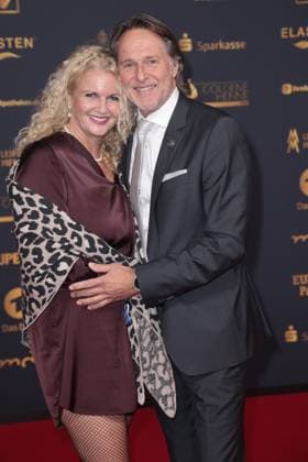 Silke Fischer and Ingo Dubinski at the Goldene Henne award ceremony on 12 09 2025 in Leipzig Goldene Henne 2025 award ceremony in Leipzig