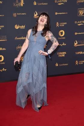 Heidi Reichinnek at the Goldene Henne award ceremony on 12 09 2025 in Leipzig Goldene Henne 2025 award ceremony in Leipzig