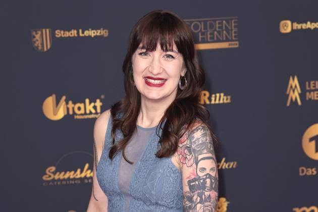 Heidi Reichinnek at the Goldene Henne award ceremony on 12 09 2025 in Leipzig Goldene Henne 2025 award ceremony in Leipzig