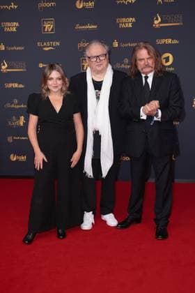Annett Louisan, Heinz Rudolf Kunze and Leslie Mandoki at the Goldene Henne award ceremony on 12 09 2025 in Leipzig Goldene Henne 2025 award ceremony in Leipzig