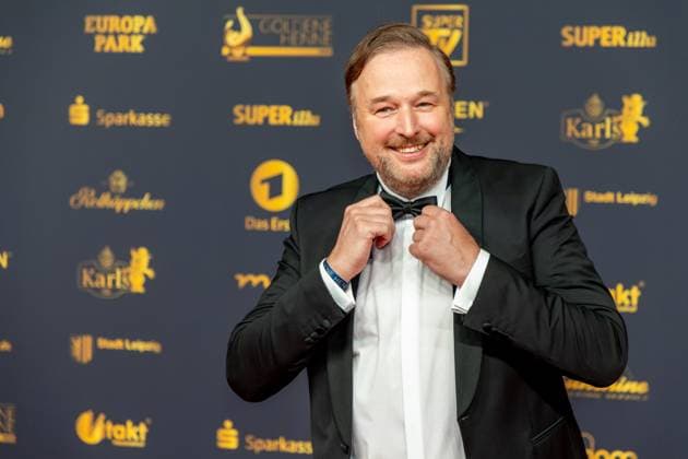 Goldene Henne 2025 award ceremony 12 09 2025 Leipzig, Messe Allee 1 Leipziger Messe In the photo Stephan Grossmann, actor On Friday evening, the Goldene Henne 2025 award ceremony, jo Copyright: xEHLxMedia BjörnxStachx 20250912_goldene-henne-teppich-1_28