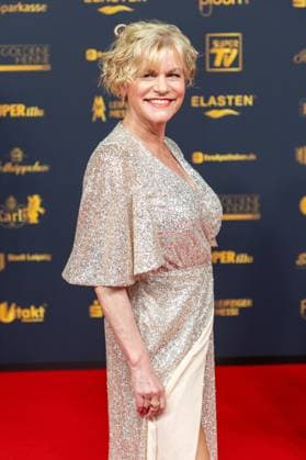 Goldene Henne 2025 award ceremony 12 09 2025 Leipzig, Messe Allee 1 Leipziger Messe In the photo Anne Kasparik, actress On Friday evening, the Goldene Henne 2025 award ceremony, jointl Copyright: xEHLxMedia BjörnxStachx 20250912_goldene-henne-teppich-1_6