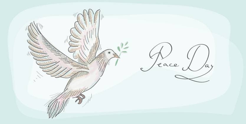 Peace Dove Symbol Texture Background Eps10 File Hand drawn peace day symbol dove over texture background EPS10 file organized in layers for easy editing Copyright: xcienpiesx