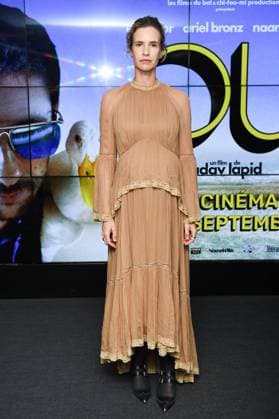 Oui Premiere Naama Preis attending the Oui Premiere at the UGC Cine Cite Les Halles in Paris, France on September 12, 2025. Photo by Aurore Marechal ABACAPRESS.COM Paris France  Copyright: xMarechalxAurore ABACAx