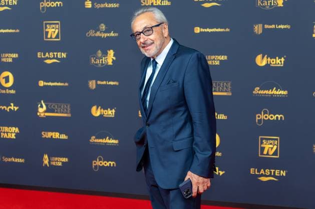Goldene Henne 2025 award ceremony 12 09 2025 Leipzig, Messe Allee 1 Leipziger Messe In the photo Wolfgang Stumph, actor On Friday evening, the Goldene Henne 2025 award ceremony, jointl Copyright: xEHLxMedia BjörnxStachx 20250912_goldene-henne-teppich-2_42