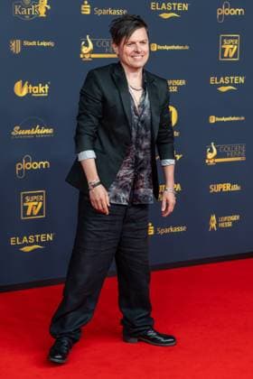 Goldene Henne 2025 award ceremony 12 09 2025 Leipzig, Messe Allee 1 Leipziger Messe In the photo Michael Patrick Kelly, musician On Friday evening, the Goldene Henne 2025 award ceremo Copyright: xEHLxMedia BjörnxStachx 20250912_goldene-henne-teppich-2_49