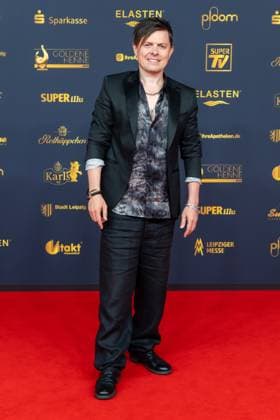 Goldene Henne 2025 award ceremony 12 09 2025 Leipzig, Messe Allee 1 Leipziger Messe In the photo Michael Patrick Kelly, musician On Friday evening, the Goldene Henne 2025 award ceremo Copyright: xEHLxMedia BjörnxStachx 20250912_goldene-henne-teppich-2_51