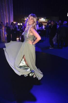 Annemarie Eilfeld at the aftershow party at the award ceremony of Die Goldene Henne on 12 09 2025 in Leipzig Goldene Henne 2025 award ceremony in Leipzig