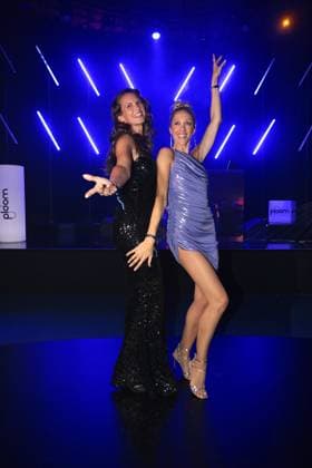 Katrin Wrobel and Melanie Wolf at the after-show party at the Goldene Henne award ceremony on 12 09 2025 in Leipzig Goldene Henne 2025 award ceremony in Leipzig