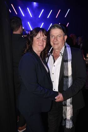 Sandra Hirte and Michael Hirte at the after-show party at the award ceremony of Die Goldene Henne on 12 09 2025 in Leipzig Goldene Henne 2025 award ceremony in Leipzig