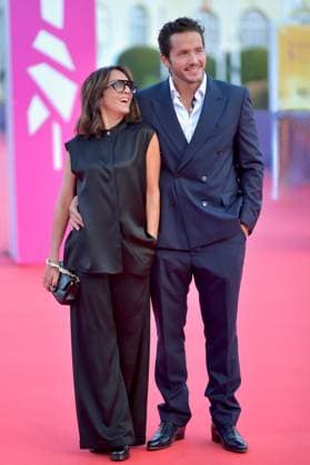 Deauville Nouvelle Vague Screening FC Florence Foresti and Alexandre Kominek attending the Nouvelle Vague screening as part of the 51th Deauville American Film Festival on September 12, 2025 in Deauville, France. Photo by Franck Castel ABACAPRESS.COM Deauville France  Copyright: xCastelxFranck ABACAx