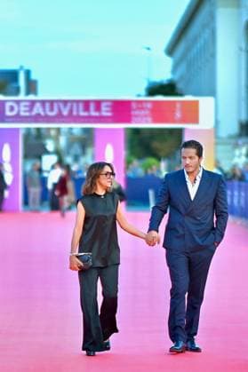 Deauville Nouvelle Vague Screening FC Florence Foresti and Alexandre Kominek attending the Nouvelle Vague screening as part of the 51th Deauville American Film Festival on September 12, 2025 in Deauville, France. Photo by Franck Castel ABACAPRESS.COM Deauville France  Copyright: xCastelxFranck ABACAx