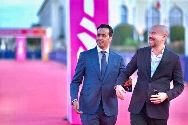 Deauville Nouvelle Vague Screening FC Jonathan Cohen and Kyan Khojandi attending the Nouvelle Vague screening as part of the 51th Deauville American Film Festival on September 12, 2025 in Deauville, France. Photo by Franck Castel ABACAPRESS.COM Deauville France  Copyright: xCastelxFranck ABACAx