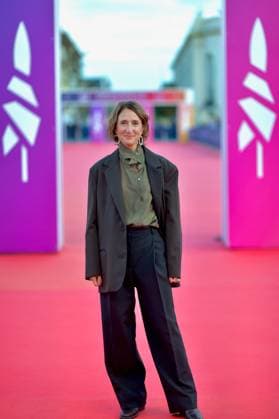 Deauville Nouvelle Vague Screening FC Aude Hesbert attending the Nouvelle Vague screening as part of the 51th Deauville American Film Festival on September 12, 2025 in Deauville, France. Photo by Franck Castel ABACAPRESS.COM Deauville France  Copyright: xCastelxFranck ABACAx