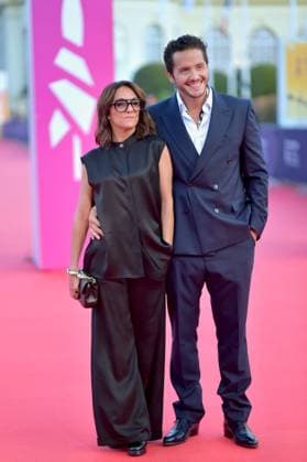 Deauville Nouvelle Vague Screening FC Florence Foresti and Alexandre Kominek attending the Nouvelle Vague screening as part of the 51th Deauville American Film Festival on September 12, 2025 in Deauville, France. Photo by Franck Castel ABACAPRESS.COM Deauville France  Copyright: xCastelxFranck ABACAx