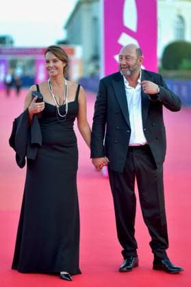 Deauville Nouvelle Vague Screening FC Kad Merad and his wife Emmanuelle Cosso attending the Nouvelle Vague screening as part of the 51th Deauville American Film Festival on September 12, 2025 in Deauville, France. Photo by Franck Castel ABACAPRESS.COM Deauville France  Copyright: xCastelxFranck ABACAx