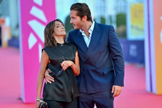 Deauville Nouvelle Vague Screening FC Florence Foresti and Alexandre Kominek attending the Nouvelle Vague screening as part of the 51th Deauville American Film Festival on September 12, 2025 in Deauville, France. Photo by Franck Castel ABACAPRESS.COM Deauville France  Copyright: xCastelxFranck ABACAx