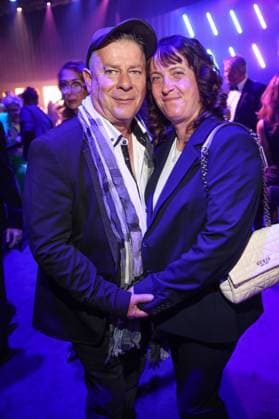 Goldene Henne 2025 Party Party Michael Hirte and new girlfriend Sandra Goldene Henne 2025, 12 09 2025, Leipzig Copyright: xEventpressxFuhrx