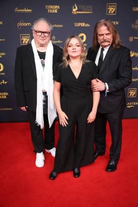 Goldene Henne 2025 Red Carpet Red Carpet Heinz Rudolf Kunze and Annett Louisan and Leslie Mandoki Goldene Henne 2025, 12 09 2025, Leipzig Copyright: xEventpressxFuhrx